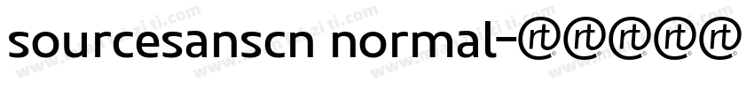sourcesanscn normal字体转换